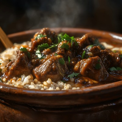 Lamb Tagine and Rice by Anderson Catering
