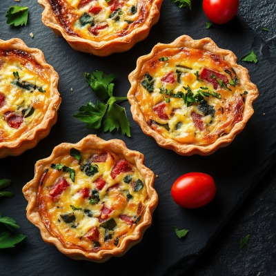 Mini Quiche by Anderson Catering