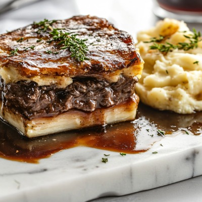 Steak and Ale Pie by Anderson Catering