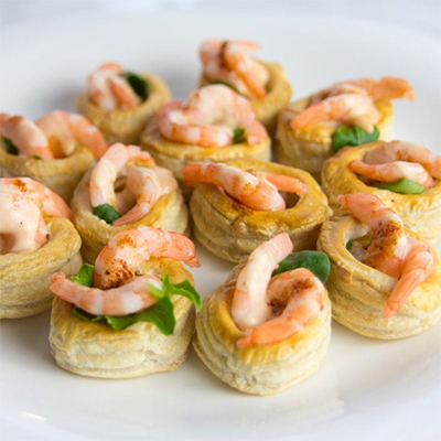 Prawns Vol Au Vent by Anderson Catering