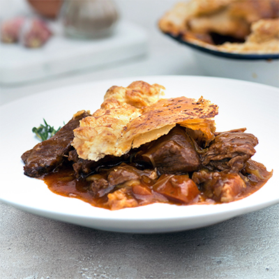 Steak & Ale Pie by Anderson Catering